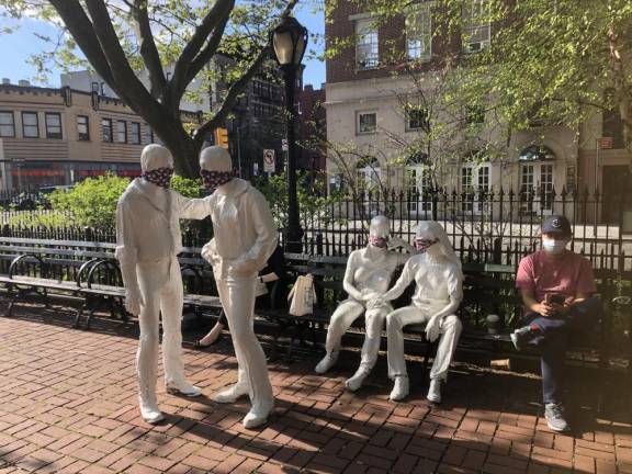 The Gay Liberation Monument in the age of COVID-19.