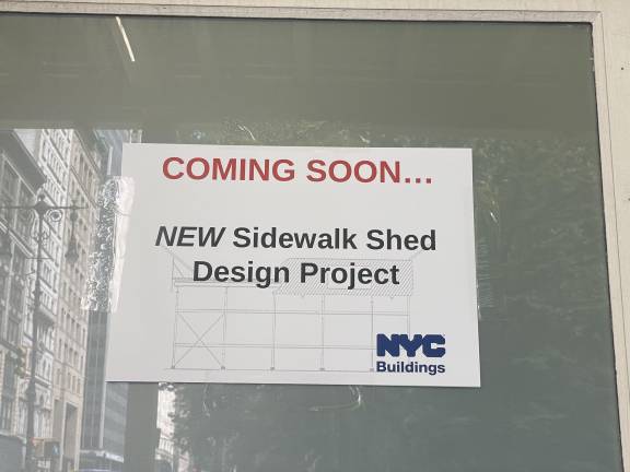 The city aims to start replacing the old scaffolding structure with the new designs later this year.