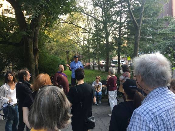 Proposed changes to the park sparked an outcry from opponents of the American Museum of Natural History's expansion plans last September. Photo: Madeleine Thompson