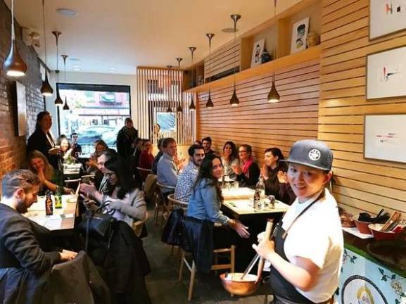 Simone Tong, right, owner and chef of the East Village Yunnanese noodle bar, Little Tong, notes the lack of diversity of Chinese cuisines in the city. Photo: Claire Wang