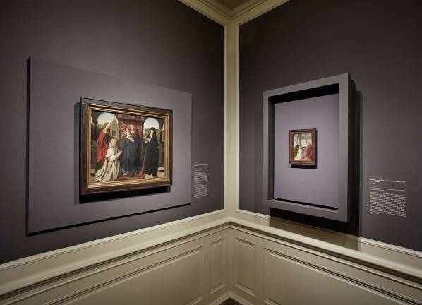 &#x201c;The Charterhouse of Bruges: Jan van Eyck, Petrus Christus, and Jan Vos&#x201d; at The Frick Collection. Photo: courtesy The Frick Collection.