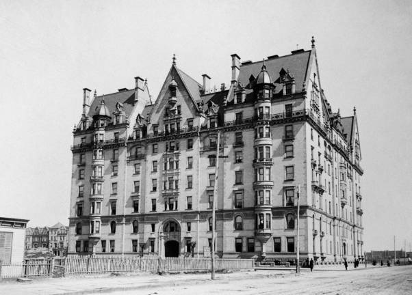 The Dakota in 1890, six years after its completion.