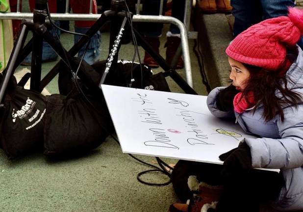 All ages were represented in the crowd.