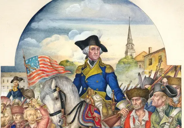 Arthur Szyk, “Washington and his Soldiers”