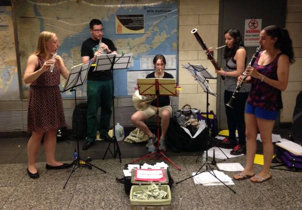The subway as studio Music