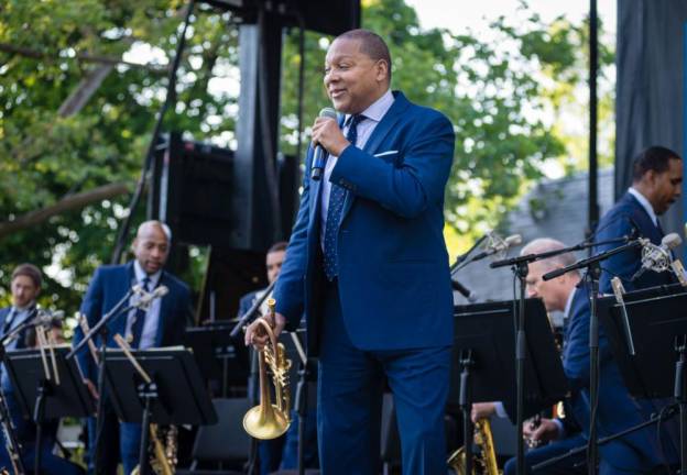 NYC SummerStage 2021 opening night in Central Park with Jazz at Lincoln Center with Wynton Marsalis. Photo: Sean J. Rhinehart