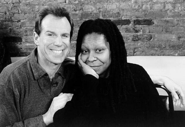 Bill Boggs with Whoopi Goldberg. Photo courtesy of Bill Boggs