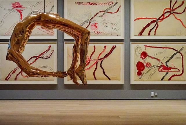 The final gallery of “Louise Bourgeois: An Unfolding Portrait” at the Museum of Modern Art is both dazzling and uplifting. Photo: Adel Gorgy