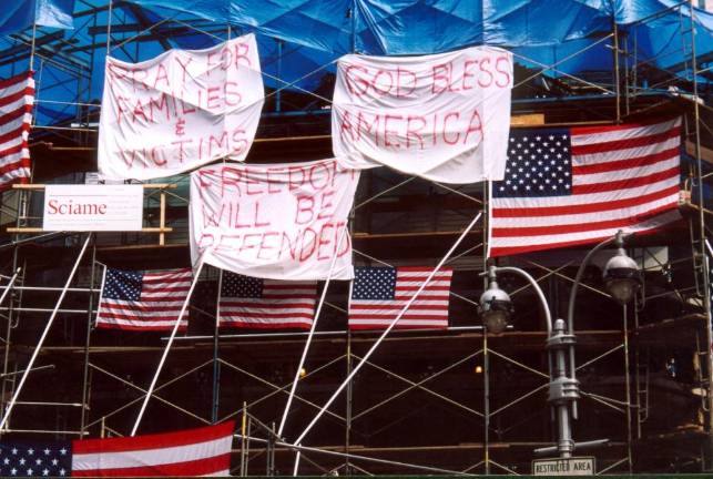 Scenes following 9/11. Photo: bearclau via Flickr