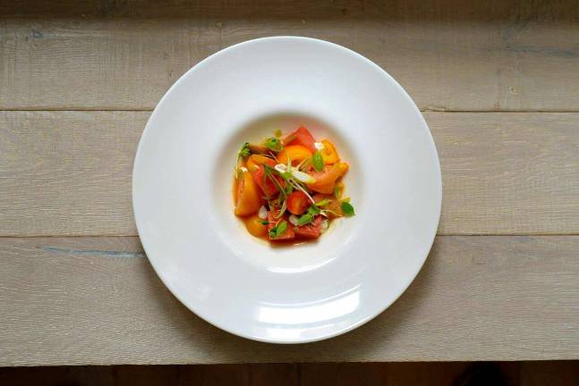 Watermelon salad. Photo courtesy of P.S. Kitchen