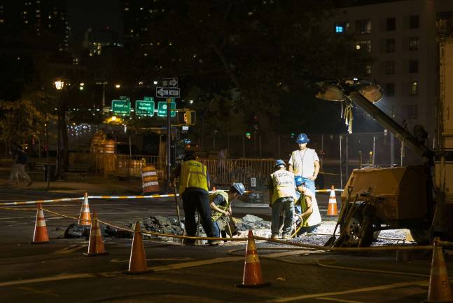 Nighttime road work contributes to sound stress. Photo: Billie Grace Ward, via flickr