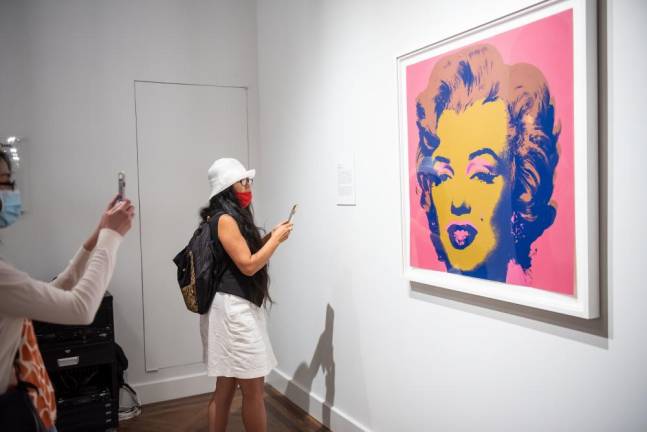 The show opens with the image that made Warhol’s career: Marilyn Monroe. Photo: National Arts Club