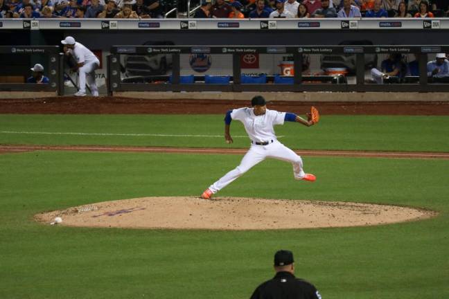 Edwin Diaz, shown here in April 2019, is among the star signings that will propel the Mets in 2023. Photo: Matthew D. Britt, via Flickr