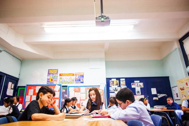 Students from Our Lady of Lourdes School in Manhattan. Photo: Andrew Holtz