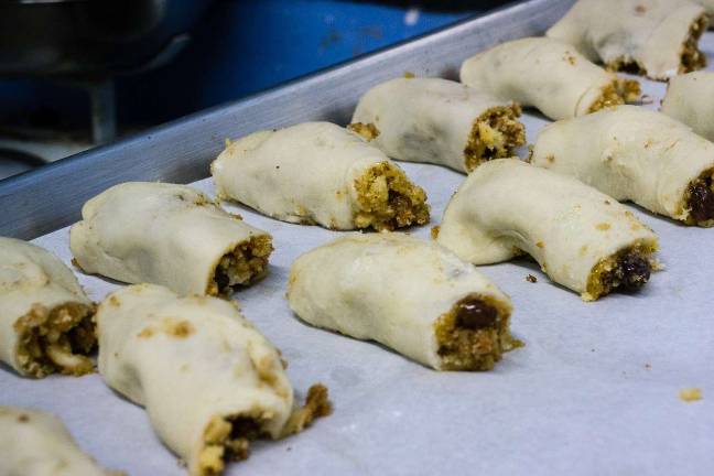 Unbaked and ready for the confectionery oven. Photo: Maria Boyadjieva