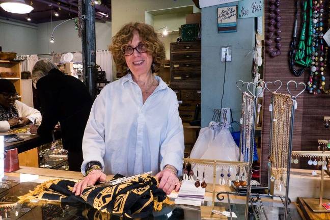 Martha Fabisoff, a co-owner of Liberty House, during the store's last week in business. Photo: Maria Boyadjieva