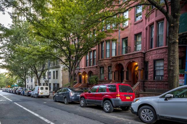The City Council is considering legislation that would reserve up to 80 percent of parking on residential streets for drivers who live nearby. Photo: Stephen Strasser