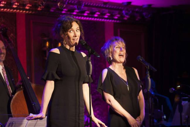 Laura and Linda Benanti performing at Feinstein&#x2019;s/54 Below, which is among the venues for a newly flourishing cabaret scene. Photo: Nella Vera