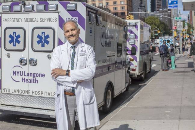 Dr. Rob Femia, chair of the Ronald O. Perelman Department of Emergency Medicine at NYU Langone Health. Photo: Andrew Neary