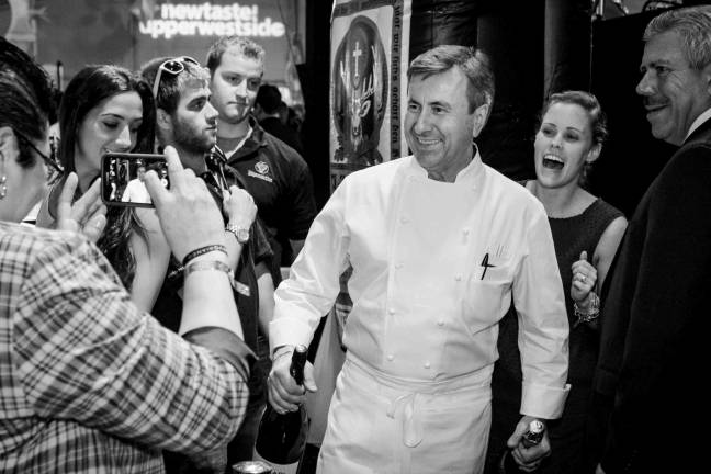 Chef and restaurateur Daniel Boulud at last year's New Taste of the Upper West Side. Photo: Ken Goodman