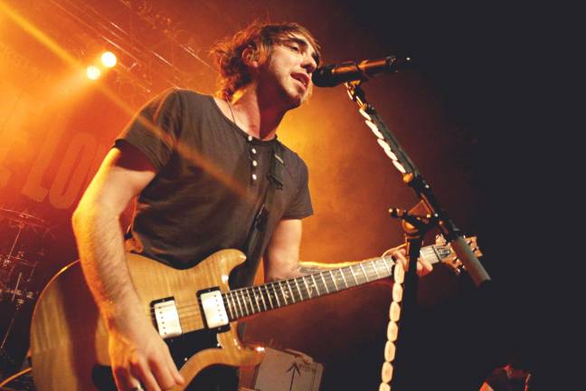 All Time Low&#x2019;s Alex Gaskarth performing on the Gimme Summer Ya Love Tour in Grand Rapids, Michigan in 2011. Photo: Dan Cox, via flickr