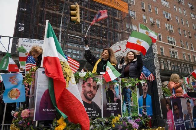 Persian Day Parade on Madison Avenue, April 19 was spirited even if lightly attended by spectators.
