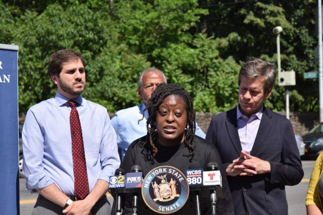 Tanya Bonner of Washington Heights and Inwood for Respectful Decibel Levels. Photo: Emily Higginbotham