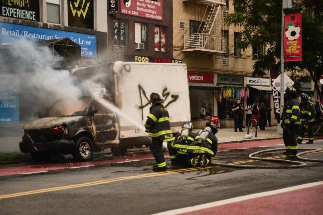 Lithium Ion E-Bike Batteries Explode in Chelsea Truck Fire