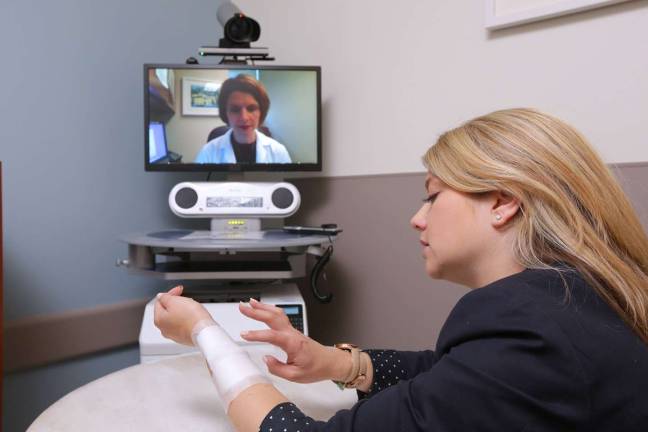 Telemedicine via NewYork-Presbyterian&#x2019;s ED Express Care is offered in the emergency room at NewYork-Presbyterian/Weill Cornell Medical Center. Photo courtesy of NewYork-Presbyterian