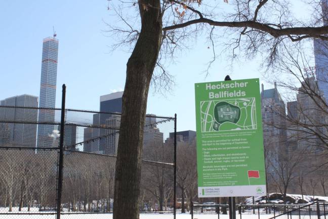 Olive Freud says that the newer giant towers, like One57 on West 57th Street, cast parts of the Heckscher Ballfields into shadow during prime playing hours.
