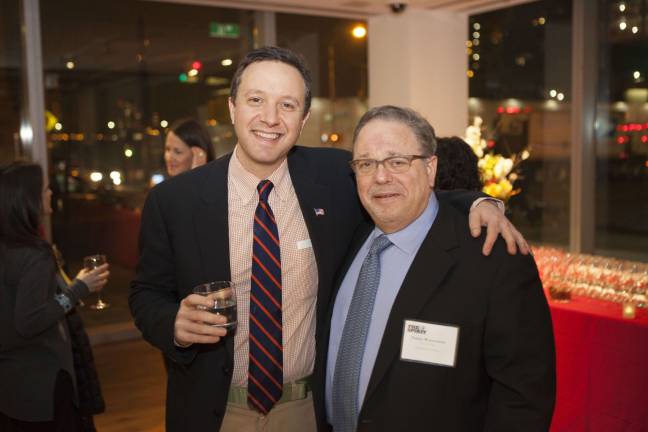 WESTY Award winner Danny Wasserman, right, of Tip Top Shoes. Photo by Mary Newman