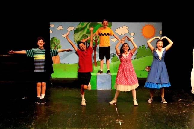 A camp production of You're a Good Man Charlie Brown.