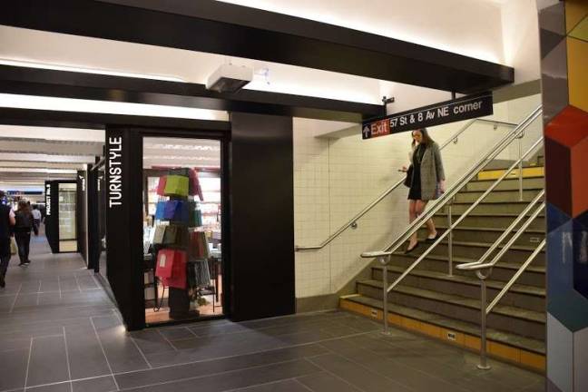 About 40 shops and eateries comprise TurnStyle, a retail corridor recently opened at the Columbus Circle-59th Street subway station. Photo: Melody Chan