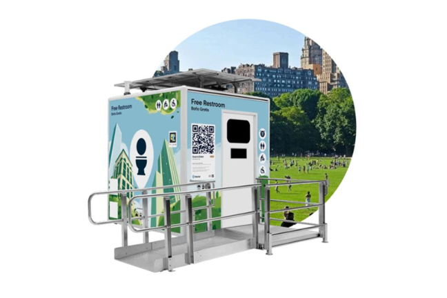 Harlem and Washington Heights are receiving two of 17 new modular public toilets being rolled out citywide, City Hall says.