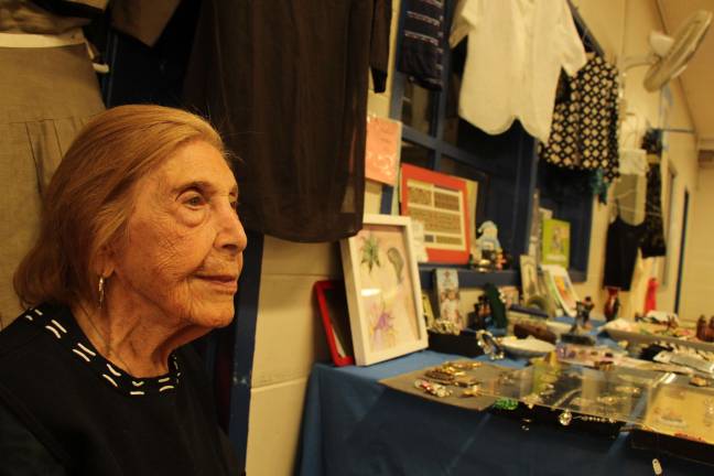 Mathilde Freund at the Grand Bazaar Market on the Upper West Side. Photo: Rui Miao
