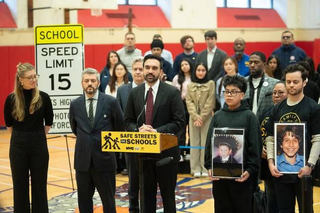 Mayor Zohran Mamdani announced that he intends to reduce all NYC school zone speed limits to 15 mph by the end of his term, in 2029. A total of 800 zones will see changes this year.