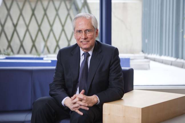 Jeremy Travis, president of John Jay College of Criminal Justice, brings an extensive career of experience, and a love of community, to the job. Photo by Mary Newman
