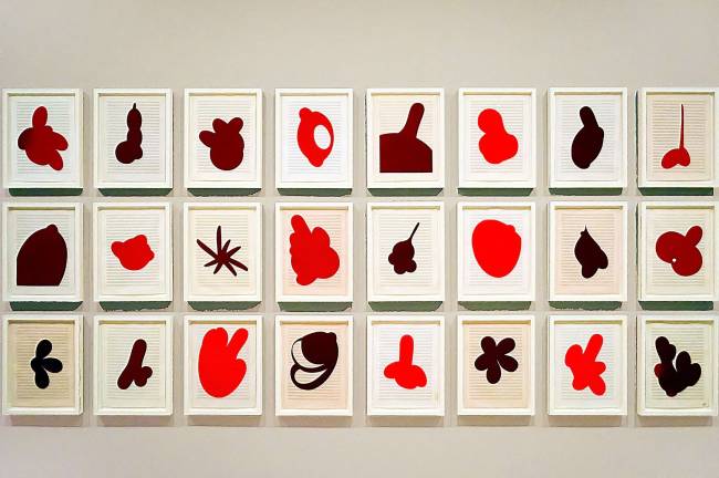 A selection of works from the series “Lullaby,” rife with connotations and associations. Photo: Adel Gorgy