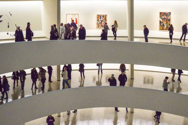 The Solomon R. Guggenheim Museum on Fifth Avenue is among 33 cultural institutions you can visit for free through a new initiative of the city's public library systems. Photo: Adel Gorgy.