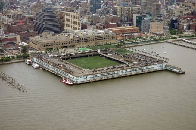 Community members last week discussed the future of Pier 40, located on the Hudson River near West Houston Street. Photo: David Shankbone, via Flickr