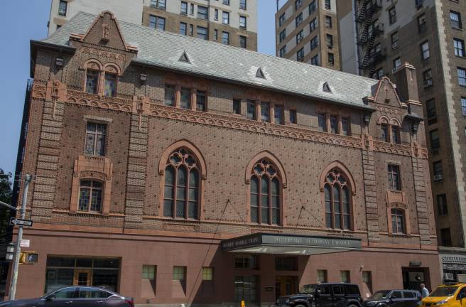The chapel, which is located at W 76 St and Amsterdam Ave., was designed by its founders in the Neo-French-Renaissance style.