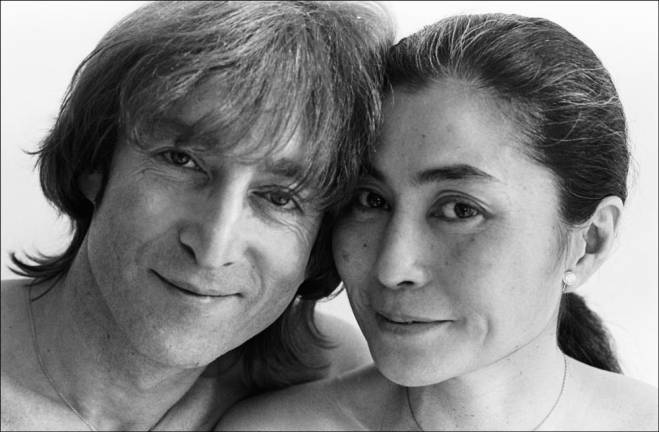 John Lennon and Yoko Ono, November 1980.