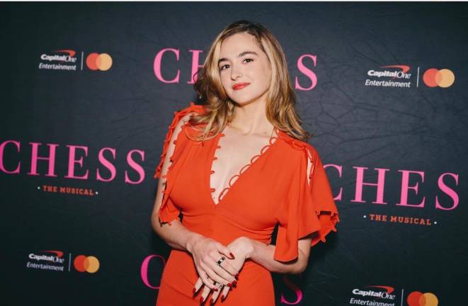 <i>Chess</i> projects Hannah Cruz as Svetlana, the estranged wife of Soviet chess grandmaster Anatoly Sergievsky: He’s played by Nicholas Christopher. The events were inspired by the real-life Cold War grudge match that pitted Soviet grandmaster Boris Spasky against American Bobby Fisher in 1972.