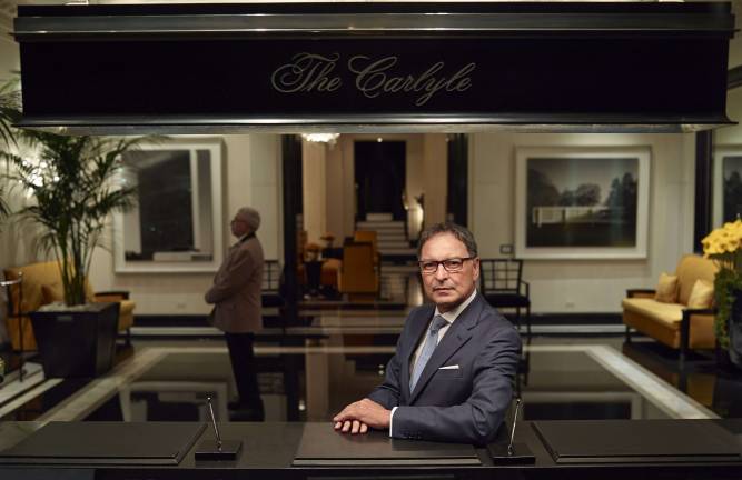 Hector Ruiz, the Carlyle Hotel's ambassador. Photo: Andrew Moore