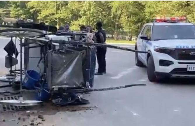 A teen died after he was tossed from a horse drawn carriage that overturned in Central Park shortly after 2:45 p.m. on June 17.