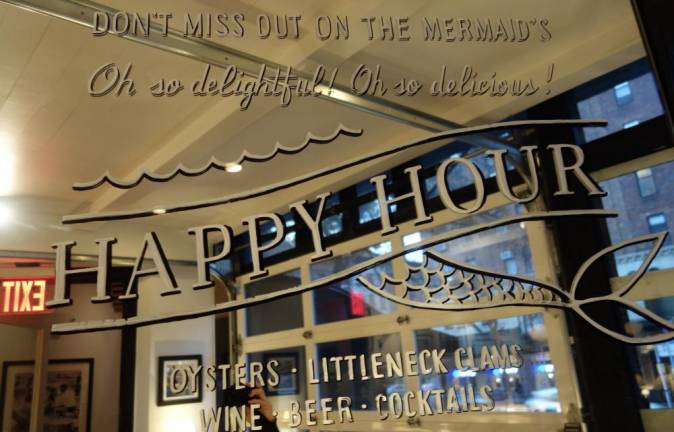 The Mermaid Inn’s Happy Hour runs for two hours. Photo: Deborah Fenker