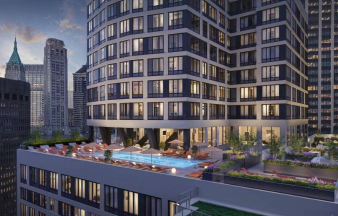 The office-to-housing trend is accelerating. SoMa [South Manhattan] at 25 Water St. in the Financial District includes over 1,300 apartment units and access to amenities including indoor and outdoor pools, a bowling alley, and study lounges.