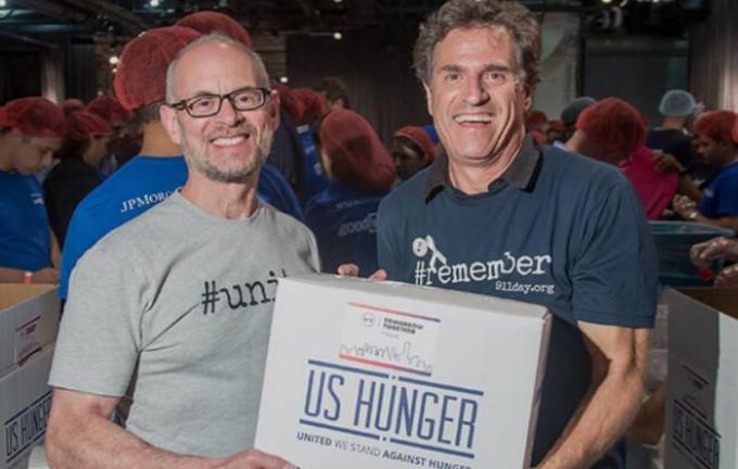 9/11 Day co-founders Jay Winuk (left) and David Paine.