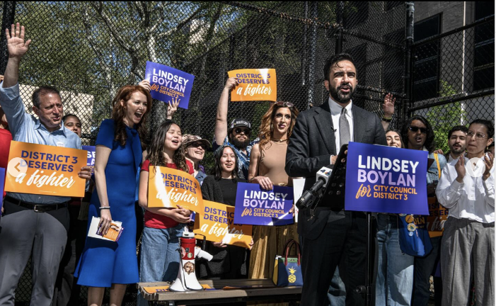 Mamdani shook up the CD 3 Council race by endorsing Lindsey Boylan, one of four candidates in the hunt. But it also injected controversy into the local race as City Council speaker Julie Menin is seeking to override one of his vetoes on a buffer zone bill around schools.