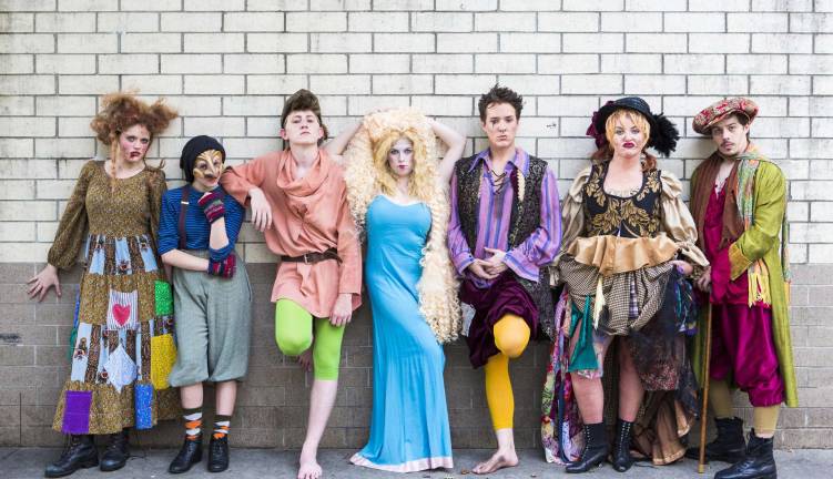 The cast of &quot;Commedia Rapunzel.&quot; Photo: Forrest Clonts